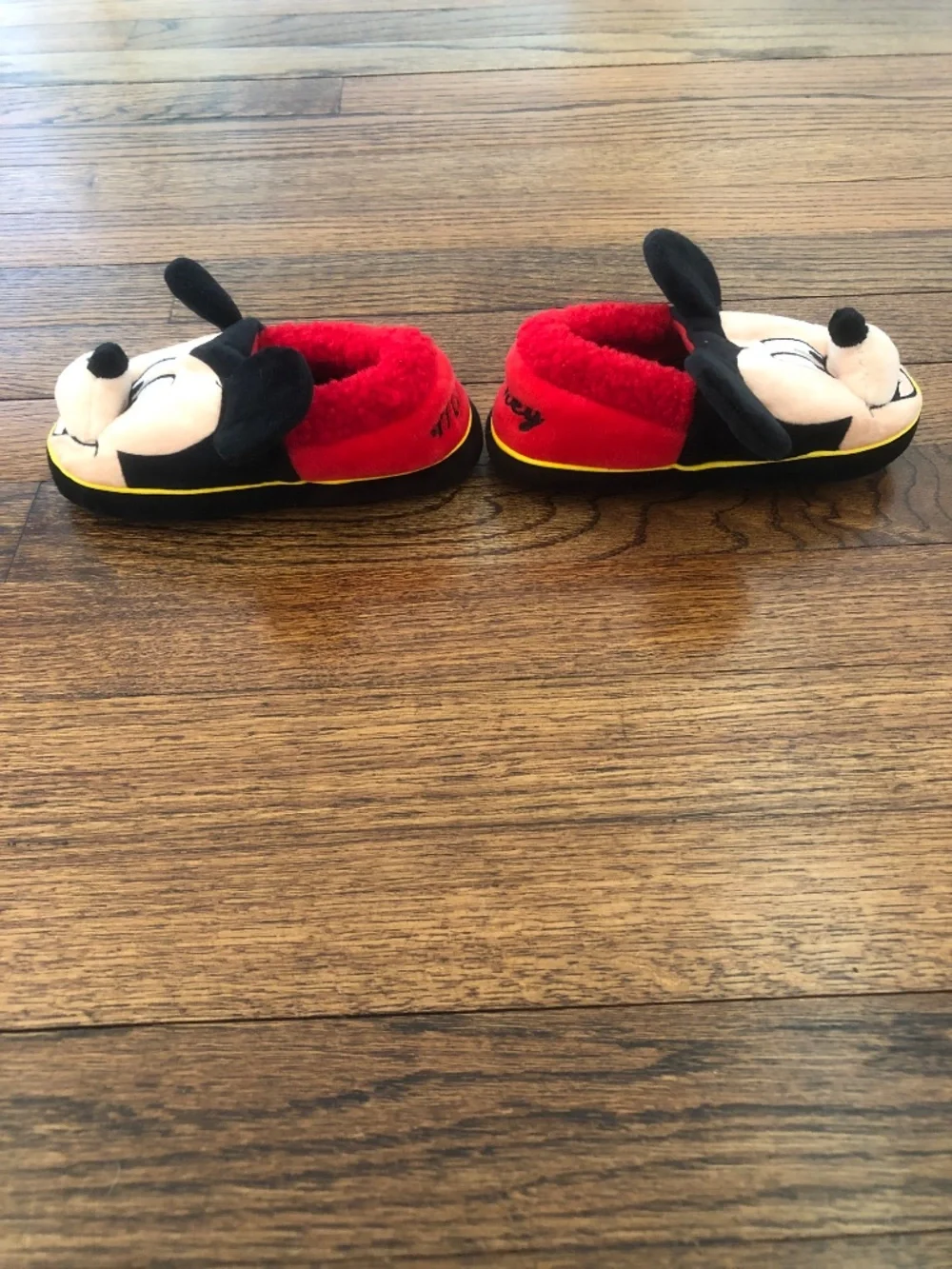 Mickey Mouse Toddler Slippers, Size 7-8